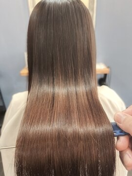 オンアンドオフ コウベ(ONandOFF KOBE) 髪質改善カラーで繋ぐストレート後の美髪ケア