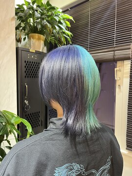 ヴァイス 渋谷店(VAICE) ツートンカラー/ブルーラベンダー/ターコイズ