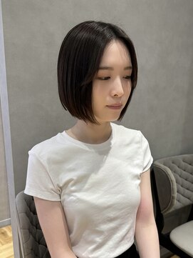 ジルバイジアン(JILL by GIEN) #ナチュラルボブ#切りっぱなしボブ/森岡俊亮