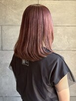 ディスコネクト(DISCO-N-NECT)&nbsp;カシスベージュ レイヤーカット ブリーチ ハイトーン 20代 30代