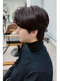 韓国マッシュ　センターパートフェザーパーマ　MEN’S HAIR