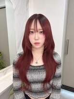 ラピス 新宿(Lapis)&nbsp;ディープレッド/レイヤーカット/ハッシュカット/エクステ