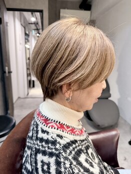 ルフェール ビューティーアンドスパ(REFAIRE beauty&spa)の写真/【瓦町/高松】白髪もお洒落に楽しみたい!隠すだけじゃない、白髪を活かしたカラーなら《REFAIRE》