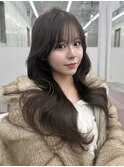 韓国モテヘア＊小顔顔まわりカット×グレージュカラー○伊藤