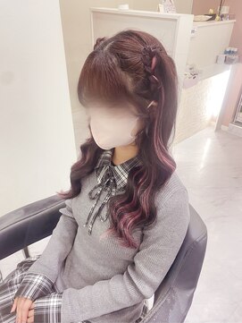 クラン 梅田店(clan) 編み上げハーフツイン