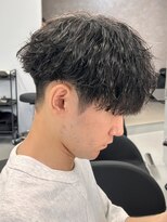 エルマーク メンズパーマ 吉祥寺(L-MARK)&nbsp;シャドウパーマ/波巻きパーマ/メンズ/センターパート/眉毛