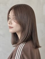 ジールサロン つくば本店 ナチュラルミディアムレイヤー 10代20代 30代