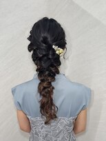 プルクラギンザ(PulchraGINZA) 編みおろし/あみおろし/ラプンツェル/結婚式/ヘアセット