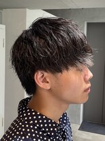 ブルニール 中崎町(BLEUNIR) シャドウパーマ ツイストスパイラル メンズ 中崎町