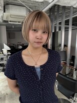 パーク(PAAQ) ダブルカラー&ブリーチ/ミックスカラー/三毛猫カラーローライト