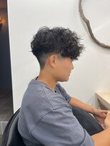 サロンドジョー(salon de joe)&nbsp;スペインカール/刈り上げパーマ/【madoka 横浜】