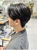 メンズセンターパート韓国ダウンパーマ【八王子】