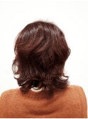 お手入れ簡単ウルフカット