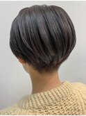 ハンサムショート、マニッシュショート、グレージュ