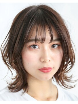 ムルチュラ(muruchura) 毛先パーマの大人かわいい外ハネボブ　田原佐知子
