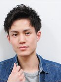【黒髪好感度！】アップバング爽やかベリーショート
