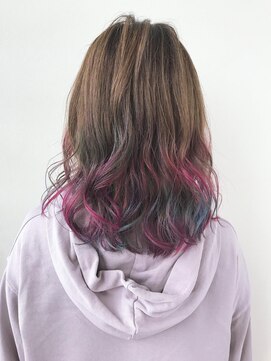 トータルビューティーハウス フラップ ミチ 野田店(total beauty house flap MICHI) 裾カラー