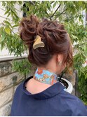 〇ボブヘアお団子ヘア【BEAUTY SALON ALLIE´】