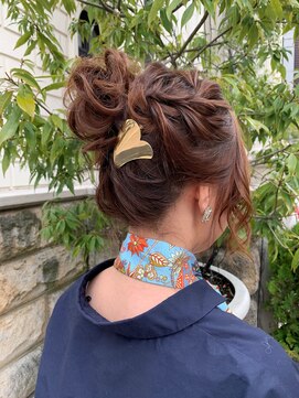アリー(ALLIE´) 〇ボブヘアお団子ヘア【BEAUTY SALON ALLIE´】
