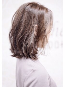 ミッシェル アフロート(michelle afloat) 髪質改善外ハネひし形ふんわり簡単まとまるツヤカーブカット