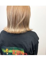 シェルマン(Charmant)&nbsp;髪質改善ミルクティーベージュケアブリーチダブルカラー