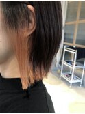 インナーカラー/ オレンジベージュ