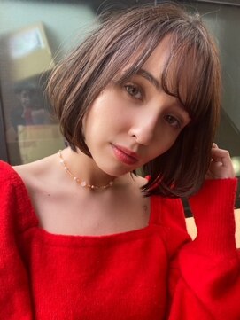 アリエッタ ギンザツー(ARIETTA GINZA2) ウインターBOB/くすみパープル/ニュアンスカラー/フェミニン/冬