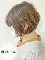 アッシュ 亀戸店(Ash) 【丸顔さんでも叶う】可愛いショートカット