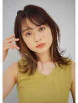 ヴァンクシー バイ ルナ(VANKCY by Luna) 小顔 デザインカラー 前髪 楽 ボブルフ 20代 30代 小顔 耳かけ