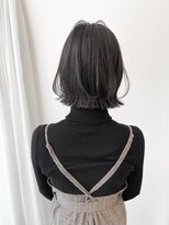 ネオリーブ チロル 横浜西口店(Neolive CiroL.)&nbsp;外ハネボブ　縮毛矯正　大人可愛い　黒髪ネビージュ小顔ボブルフ