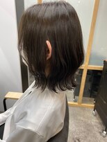 フレームプラス 御堂筋難波店(FRAME +)&nbsp;アッシュブラウン×外はねボブ