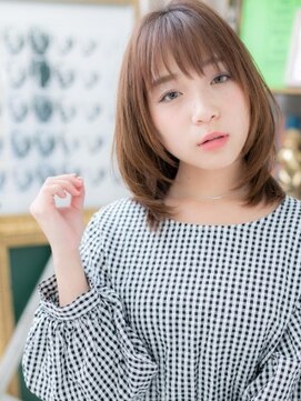 カバーヘア ブリス 志木南口駅前店(COVER HAIR bliss) シースルーバング内巻きワンカールボブウルフa志木20代30代40代