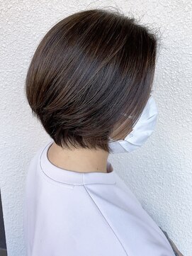 ロエ 平尾山荘(loe) 【脱白髪染めハイライト】×ショート　30代40代50代/平尾/高宮