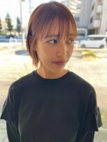 トップヘアー ミカワアンジョウ 安城(TOPHAIR MIKAWA ANJO)&nbsp;シースルー切りっぱなしボブ/ニュアンスカラー/ことりベージュ