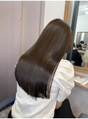 20代30代40代ストレートアッシュベージュ髪質改善大人ロング