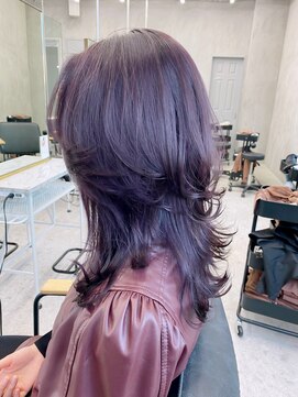 ネウィ 池袋(newi) ピンクパープルカラー【担当 江口健太】