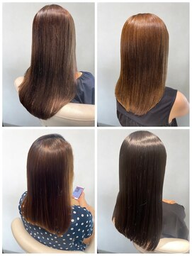 美容室フルール 20代30代40代髪質改善トリートメント艶感ストレート透明感
