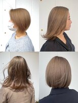 美容室フルール&nbsp;透明感抜群♪ダブルカラーブリーチミルクティーベージュ