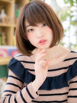 カバーヘア ブリス 大宮西口(COVER HAIR bliss) 大人かわいいインナーカラー前下がりミニボブc5大宮20代30代40代