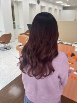 ヘアポジション 東通(HAIR Position)の写真/【流行に敏感なオシャレ女子必見★】N.COLOR(エヌドットカラー)導入店☆高発色で色持ちの良いカラーを体感