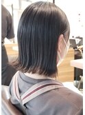 #ポイントストレート#切りっぱなしボブ#金沢文庫FLOOR