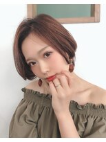 ロッソ 仙台店(Rosso)&nbsp;ふわっとショートボブ　前髪無し　【仙台/あおば通/広瀬通】