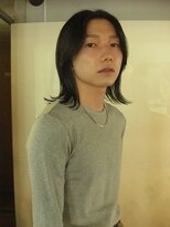 ノラジャーニー(NORA Journey)&nbsp;メンズボブウルフメンズミディアムレイヤーカットメンズウルフ