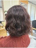 癖毛を活かして