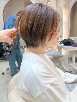 ロンド エスポワール 錦糸町(Lond espoir) ミニウルフレイヤーカット顔周りカット前髪カットショート錦糸町