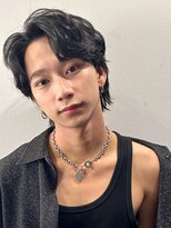 ダダキュービック(DADA CuBiC)&nbsp;メンズ無造作レイヤースタイルアップバングマッシュウルフ