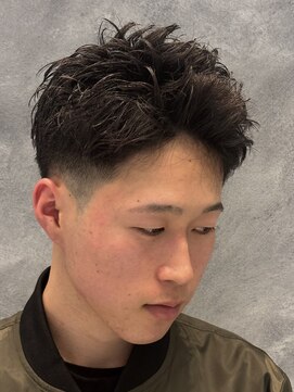 ヒロギンザ 難波店(HIRO GINZA) フェードスパイキーショート