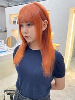 アロ 大阪梅田(alo)&nbsp;【momoa】じゅわっとオレンジカラー《ブリーチ/大阪梅田》