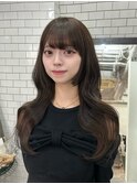 【広島韓国ヘア】韓国レイヤーカット×赤みなしアッシュブラウン