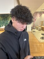 サラ ビューティ サイト 春日(SARA Beauty sight) 【松尾が作る】【福岡春日】【メンズ】波巻きスパイラル